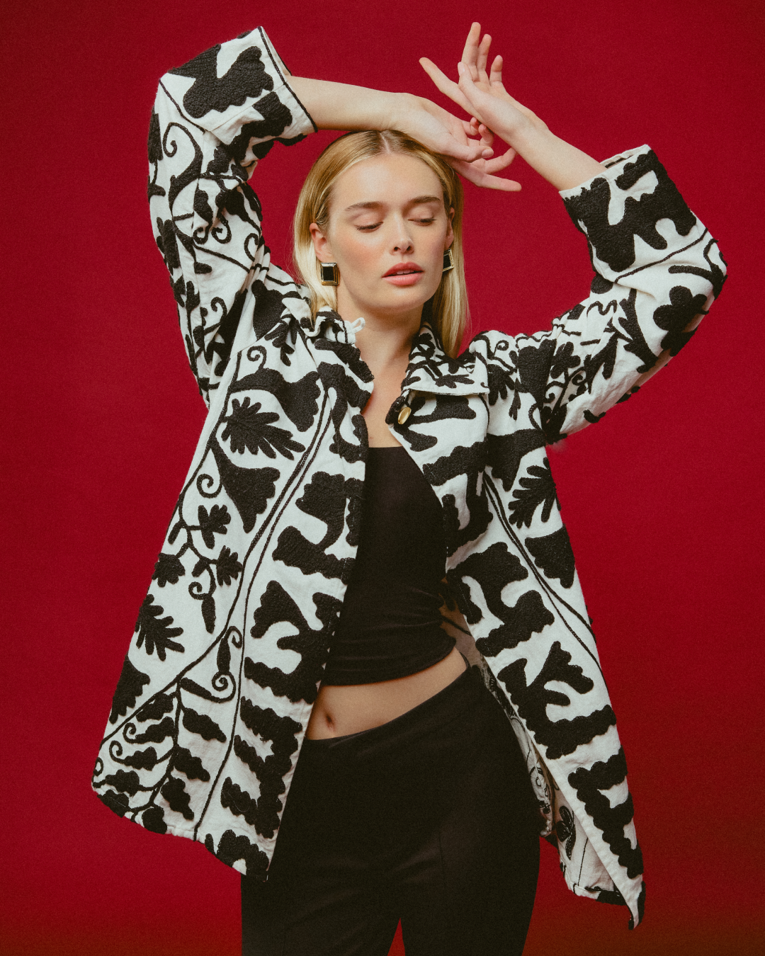 Suzani-inspired Cropped Jacket