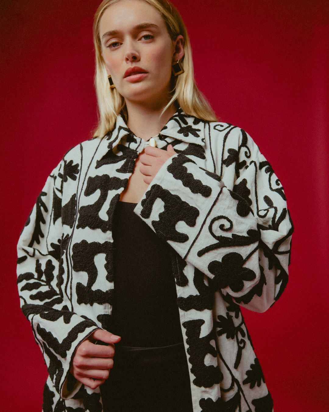 Suzani-inspired Cropped Jacket